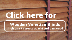wooden venetian blinds