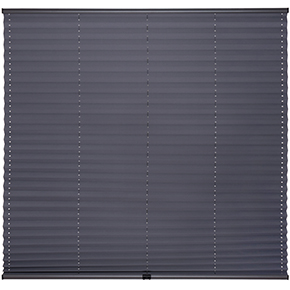 Blackout pleated blinds