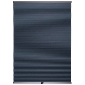 Blackout double pleated blinds