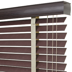 Faux wood blinds 35mm