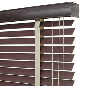 Faux wood blinds 35mm