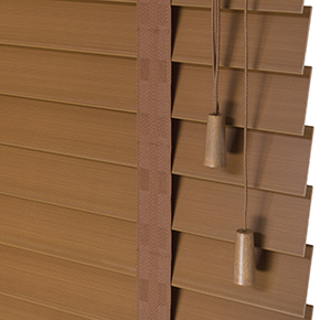 Faux wood blinds 65mm CEDRO