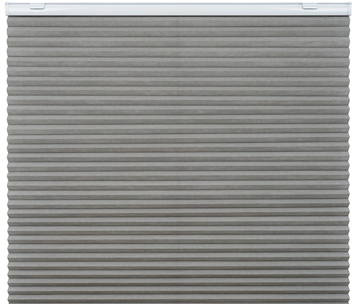 Double pleated blinds