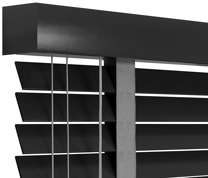 FURNISHED Tende veneziane Effetto Legno Bianco 50 mm realizzate su Misura Fino a 240 cm x 210 cm 